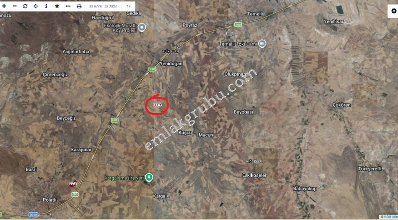 SATILIK TARLA KUŞ&Ccedil;U K&Ouml;Y&Uuml; POLATLI